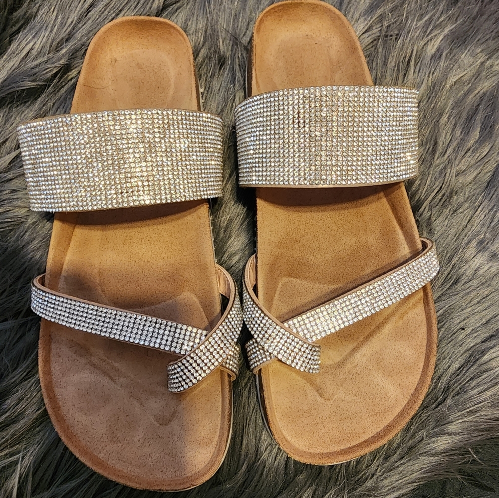 Madden Girl Footbed Sandals size 8.5